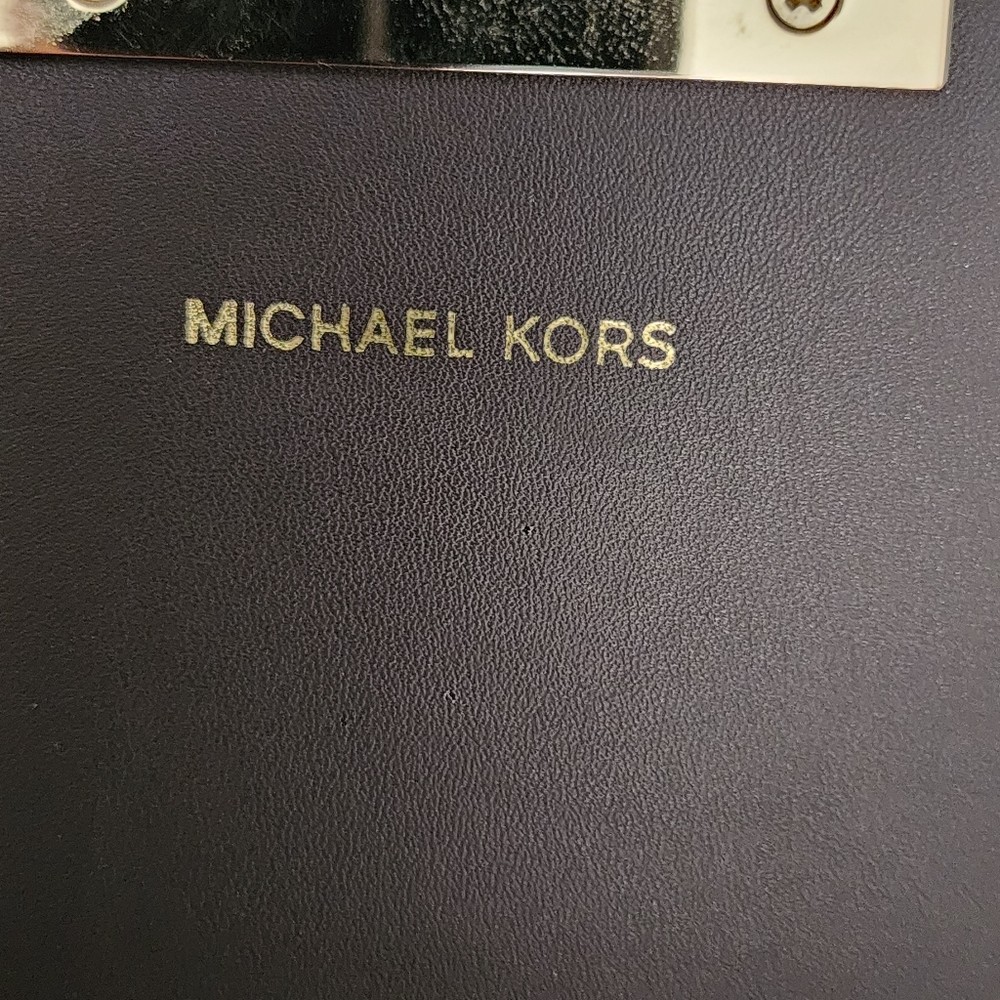 Michael Kors Canvas Leopard Print Shoulder Bag Multicolor Small NWT - Picture 7 of 9